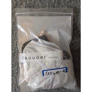 Ekouaer Womens Underwear Small 3 Pack Black Beige White